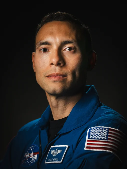 NASA astronaut Marcos Berríos poses for a portrait at NASA's Johnson Space Center in Houston, Texas. Credit: NASA/Josh Valcarcel 