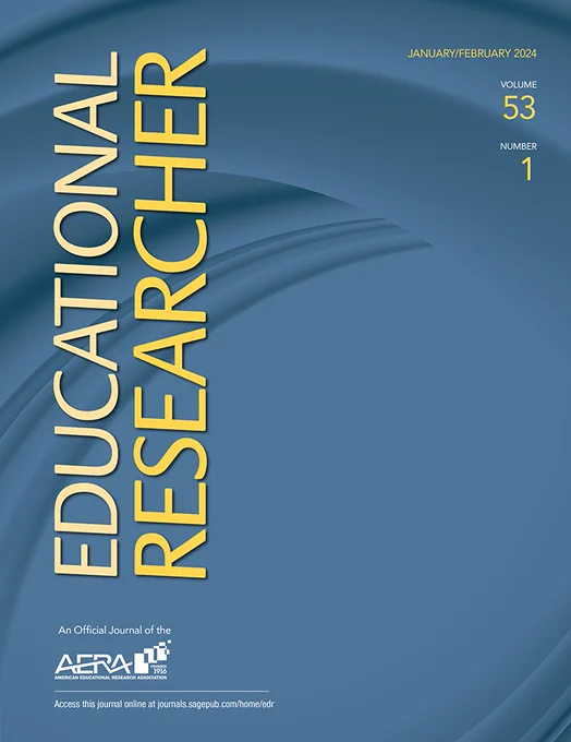 Cover of the AERA Educational Researcher Journal, Volume 53, Number 1