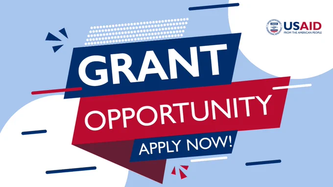 A graphic with the words Grant Opportunity Apply Now!