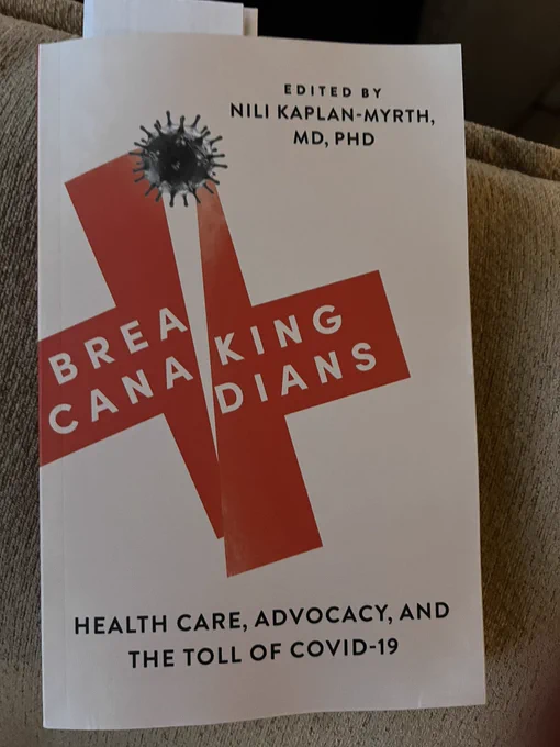 Cover of Breaking Canadians: Health Care, Advicacy, and the Toll of COVID-19 edited by Nili Kaplan Myrth