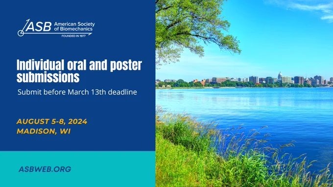 Individual oral and poster submissions deadline: March 13, 2024. ASBweb.org.