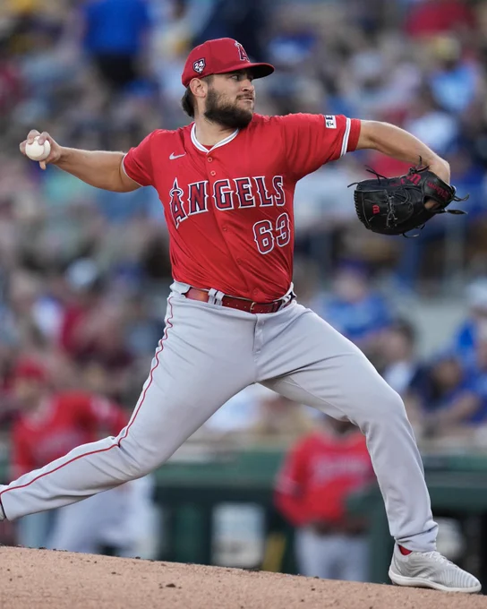 Silseth hurls a pitch from the mound at Camelback Ranch.