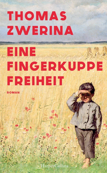 Das Buchcover des Buches "Eine Fingerkuppe Freiheit"