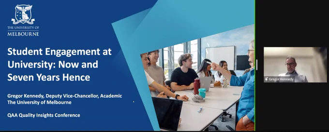 Student Engagement at University: Now and Seven Years Hence