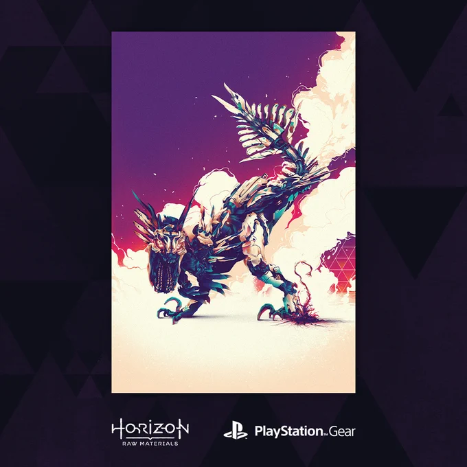 The poster is showing a stylized version of the Clawstrider, ready to attack!