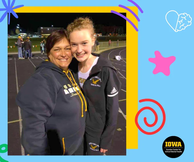 Picture of Wende with student