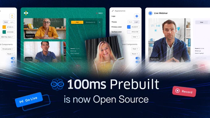 100ms Prebuilt UI is now open source