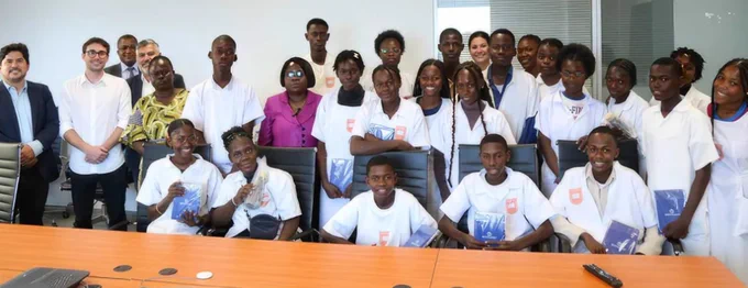 Students from Ngola Kanini Public Secondary School
