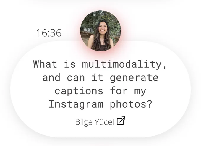 What is multimodality, and can it generate captions for my Instagram photos?