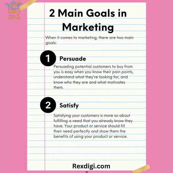 Discover the ultimate aim of marketing! 🎯 Unveil the core objective driving every campaign, strategy, and initiative. Understanding this goal is key to unlocking success and driving growth in your business. Let's align your marketing efforts with this pivotal objective! 💼✨

#ROI
#BrandIdentity
#AudienceTargeting
#ContentStrategy
#LeadGeneration
#SalesFunnel
#MarketingMetrics
#MarketingStrategy