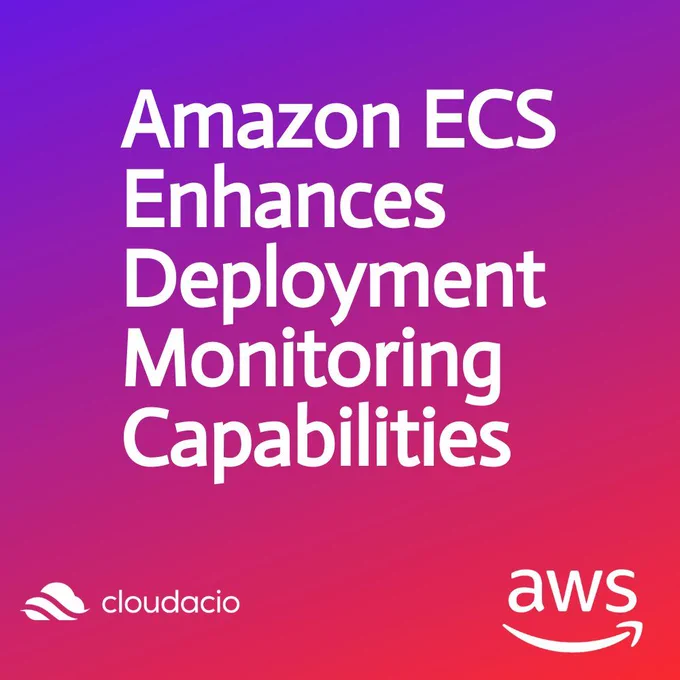 Amazon ECS Enhances Deployment Monitoring Capabilities
