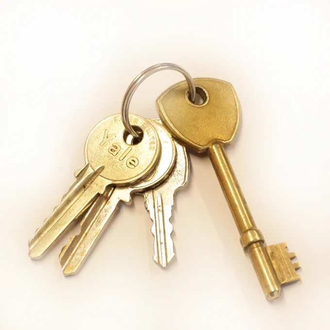 A set of house keys