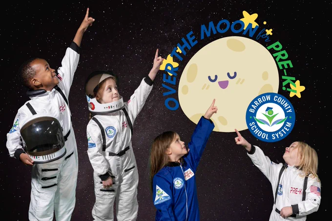 students dressed as astronauts 