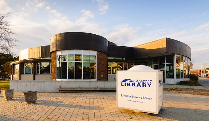 The S. Walter Stewart Branch of the Toronto Public Library.