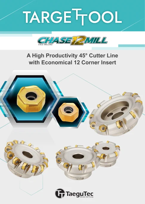 With its #DoubleSided 12-corner insert and 45° angle of entry, the innovative #SFeedTec CHASE-12-MILL HXK(H)U line increases #productivity in #HeavyMachining and #roughing applications. It is a dependable option for #HighFeed machining because of its reinforced #CuttingEdge inserts and semi-tangentially positioned #cutter design. The CHASE-12-MILL offers excellent chip evacuation with minimal vibration. Its maximum number of teeth offers significant productivity gains in #facing applications of general #steel and #CastIron.
Discover more at https://bit.ly/329Z32q

#innovation #ChipControl #milling #TaeguTec #stable #ToolingSolutions #target #IndustrySolutions #ToolLife #AdvancedManufacturing #NextGeneration #MetalIndustry #CuttingTools #RightTool #CostReduction #MachinistLife #GetInspired #efficient #EngineeringLife #manufacturing #StockManagement #machinist #EngineeringExcellence #reliable #CuttingMetal #ToolRoom #fabrication #HighPerformance #accuracy #ManufacturingExcellence