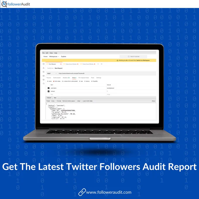 Get The Latest Twitter Followers Audit Report 