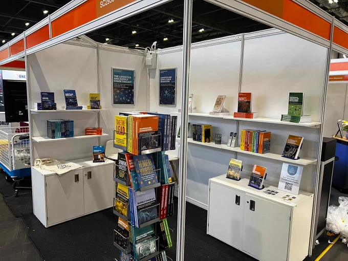 Kogan Page stand at Retail Supply Chain & Logistics Expo.