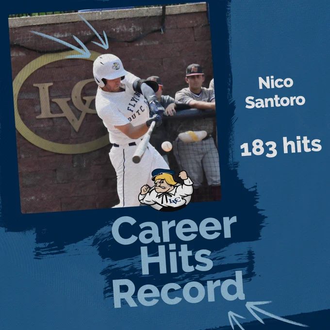 Nico Santoro career hits graphic