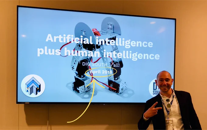 Throw back to Helpfully AI talk in 2018
