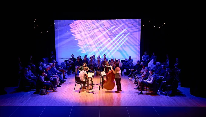 Photo of The Hands Free by Rob Davidson Photography for Miller Theatre