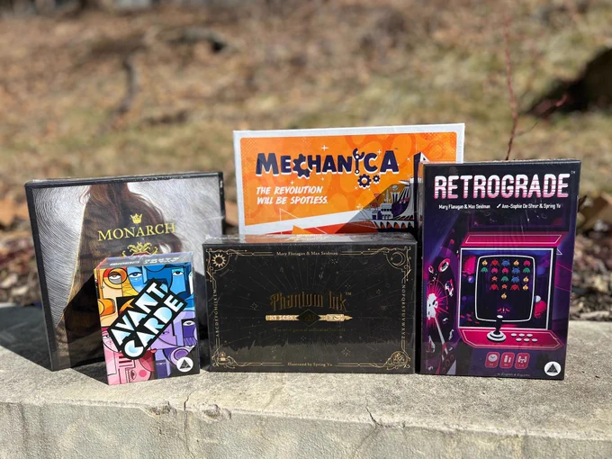 Resonym game bundle with Monarch, Mechanica, Avant Carde, Phantom Ink and Retrograde 