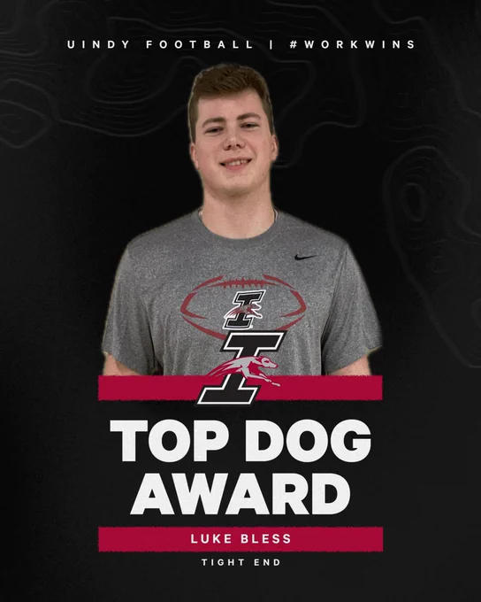 Top Dog Award Winner Luke Bless.