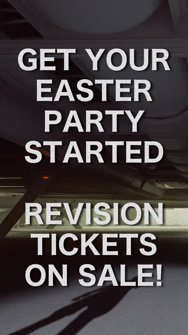 Get your Easter Party Started

Revision tickets on sale!