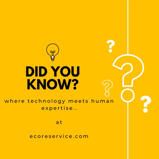 🤔 Have you ever thought about what it takes to deliver information on a scale? At eCore, we blend cutting-edge technology with expertise to make it happen! 💻🧠

🔍 Step 1: We continuously search through millions of records in real-time.
✅ Step 2: Meticulously verifying information across 20–30 databases.
🔍 Step 3: Our expert teams personally verify the data for precision. 👩‍💼👨‍💼
💡 Step 4: We gather insights and elusive data to provide enlightening and rare information. 📈🔍

This thorough process ensures that we don't just provide data but offer insightful and rare information. ✨

Come join us in the era of data innovation – where eCore is leading the way in data services.