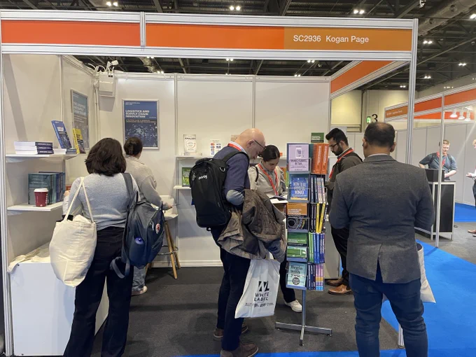 Kogan Page stand at Retail Supply Chain and Logistics Expo.