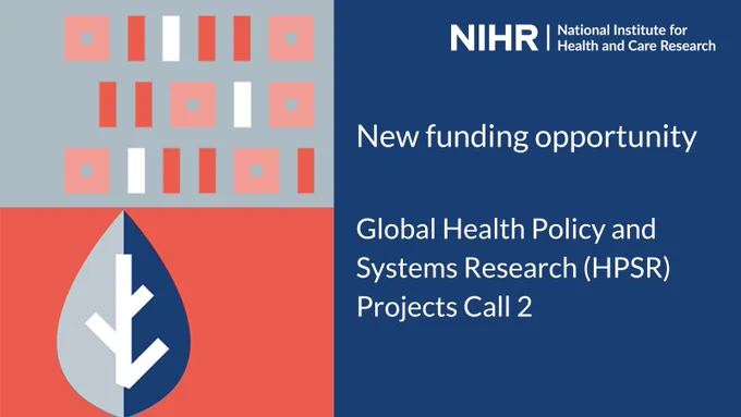 New funding opportunity

Global Health Policy and Systems Research (HPSR) Projects Call 2