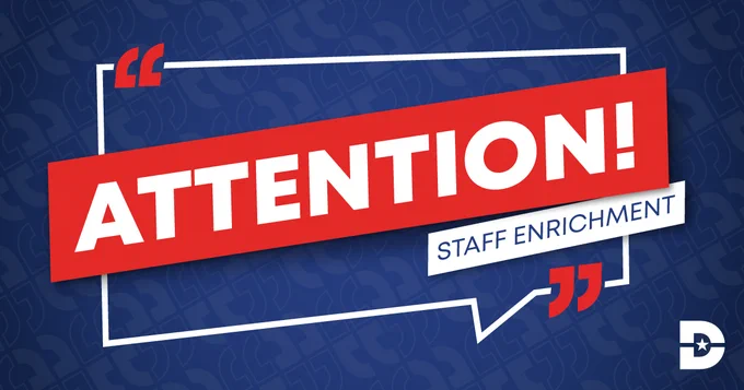 ATTENTION STAFF ENRICHMENT