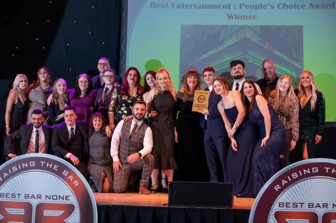Genting Casino - double winners on the night - Best Entertainment Venue and People's Choice Best Entertainment Venue 