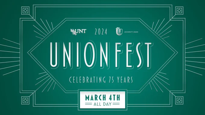 Union Fest. Celebrating 75 years. March 4. All Day.