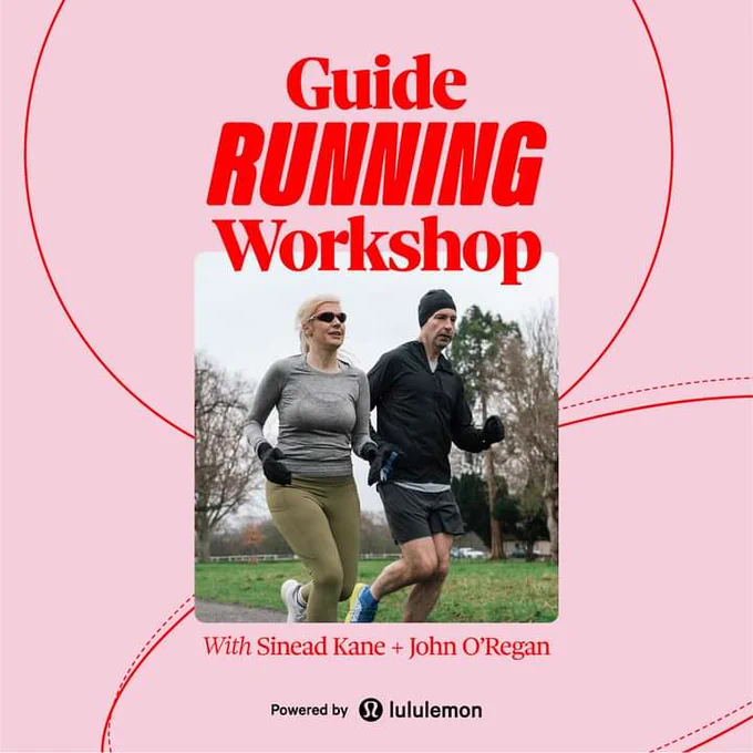 Guide Running Workshop hosted by Sinead Kane snd JohnO'Regan. 
16th March 2024. 
10am-1pm.
Le Cheile AC Track, Leixslip, Kildare.

Places are limited. Register here.

https://www.eventbrite.ie/e/guide-running-workshop-with-sinead-kane-john-oregan-tickets-829262796347?utm_experiment=test_share_listing&aff=ebdsshios.