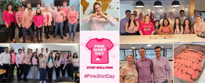 👚Today, we proudly wear pink in support of #PinkShirtDay! Let's stand together against bullying and spread kindness. Remember, our words and actions have the power to make a #positiveimpact. Together, we can create a world where #kindnessprevails.
#LiftEachOtherUp 
#pinkshirtday2024 
#kindnesscounts 
#Antibullying
