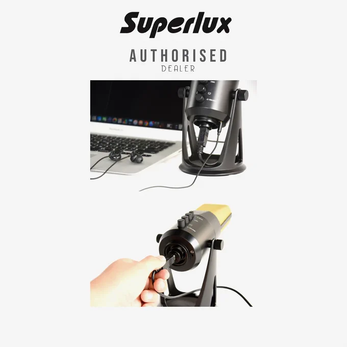 Immerse yourself in the outstanding audio recording quality of the Superlux L401U Condenser Microphone! 🎤🎧

Explore unmatched sound clarity brought to you by state-of-the-art technology and flawless craftsmanship.

For more details, kindly visit: https://rb.gy/w0mud

#Superlux #microphone #Condensermicrophone #Youtubemicrophone #podcasting #Podcastmicrophone #CrystalClearAudio #MX