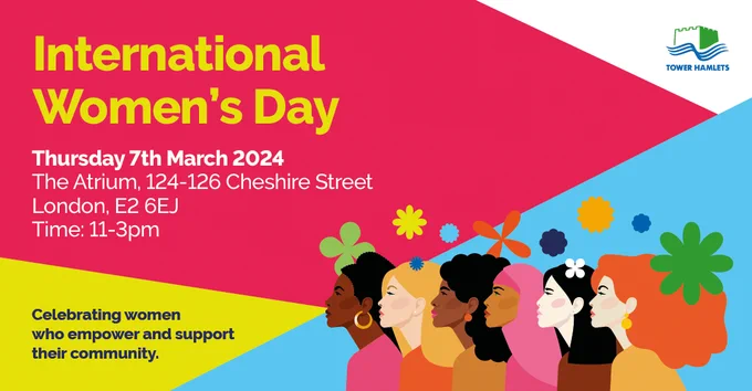 Poster promoting the IWD event 