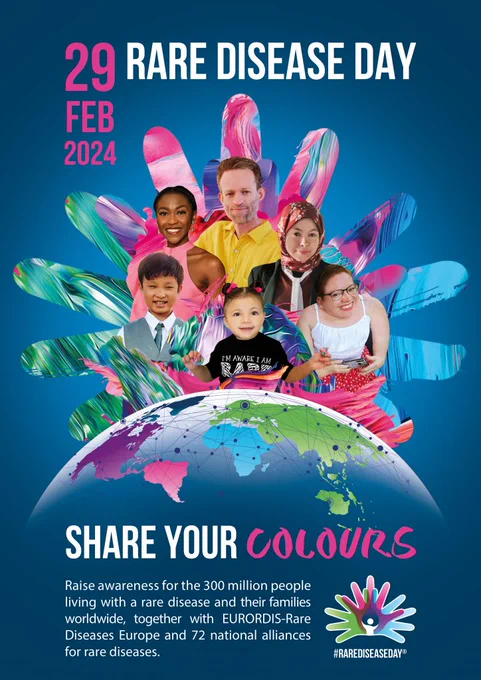 Poster for Rare Disease Day 2024