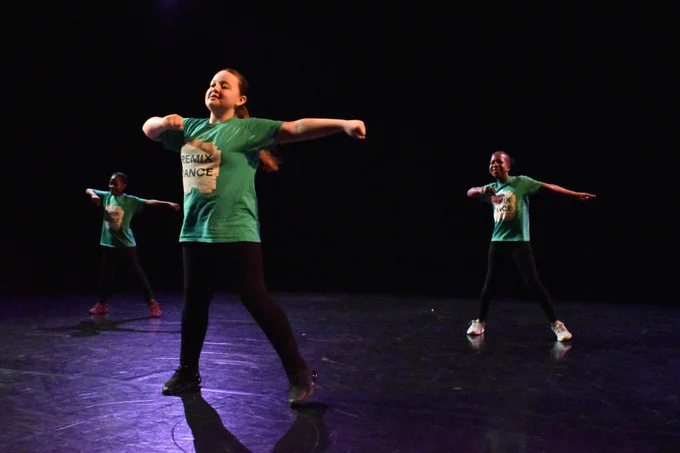 Photo of local dance group Remix Dance at the Camden Youth Dance Festival