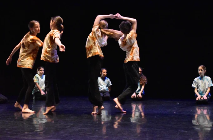 Photo of young dancers at the Camden Youth Dance Festival
