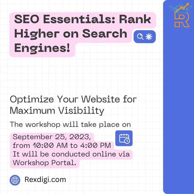 Unlock the secrets to SEO success! 🚀 Elevate your website's visibility and rank higher on search engines with our essential SEO tips and strategies. From keywords to backlinks, master the fundamentals and dominate the digital landscape. Let's propel your website to the top of the search results! 🔍💻

#SEOExpert
#KeywordResearch
#ContentOptimization
#SERP
#SEOTools
#SEOMastery
#GoogleRanking