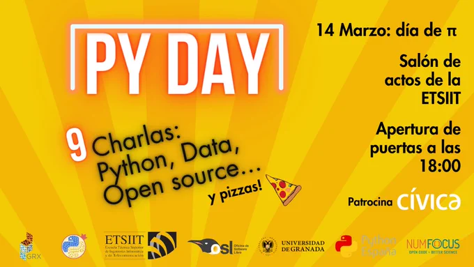 Cartel de PyDay 2024 en Granada