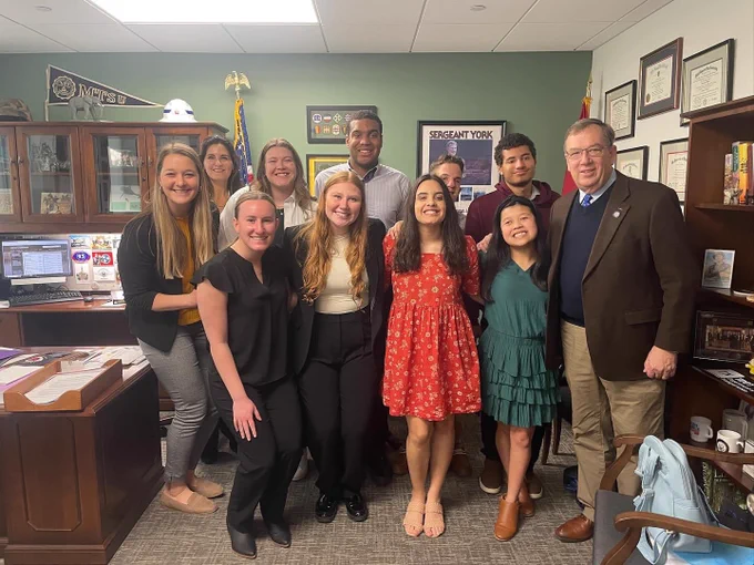 Lipscomb IDEAL Students with Representative Whitson