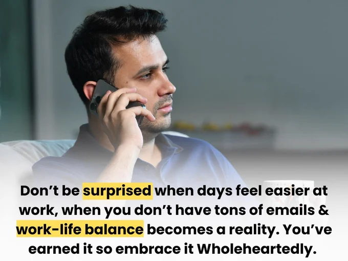 Easing Into a More Balanced Workday: Why Less Can Be More.

As we step into 2024, it's time to rethink our approach to work. The key isn't working harder, but smarter.

Here's why focusing on what really matters can change everything:

The Myth of Busyness: It's easy to equate long hours with productivity. But in reality, it's often not about how much you work, but how effectively you work. By concentrating on the most impactful tasks, you can achieve more without burning out.

Prioritizing Tasks: Did you know that usually, only 20% of your efforts lead to 80% of your results? This means that if you identify and focus on those crucial tasks, you can drastically reduce your workload without sacrificing effectiveness.

Time Management is Key: Mastering a few essential time management techniques can make a huge difference. By efficiently managing your time, you can tackle your most important tasks and still maintain a healthy work-life balance.