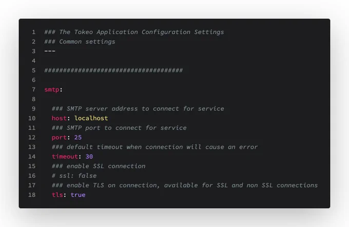 common settings