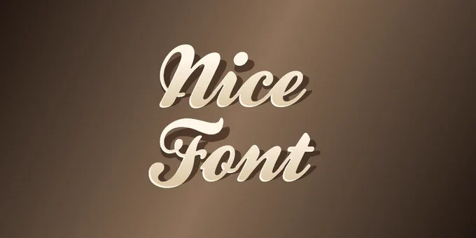 Font style effects generator