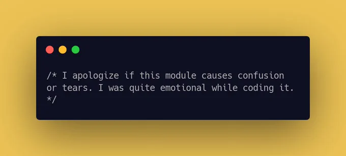 I apologize if this module causes confusion or tears. I was quite emotional while coding it.