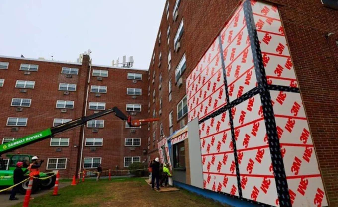 Preservation of Affordable Housing’s Salem Fairweather Apartments, one of the two newest Climate Ready Housing program awardees, plans to install prefabricated exterior insulated wall panels as part of its decarbonization strategy (Photo Credit: RMI).