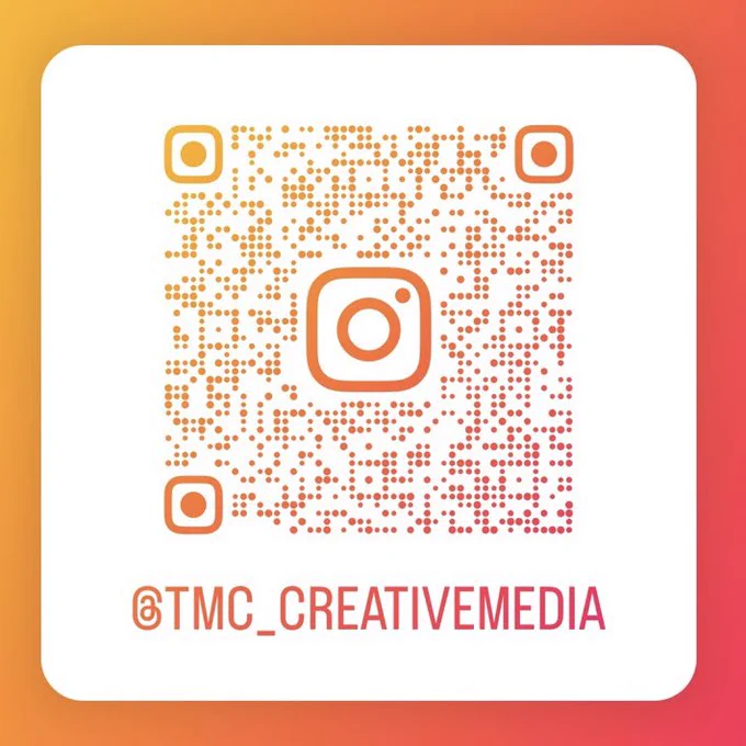 QR code linking to @tmc_creativemedia on instagram.