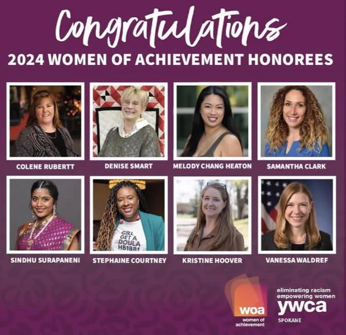 Honorees at Spokane YWCA's 2024 Women of Achievement Luncheon